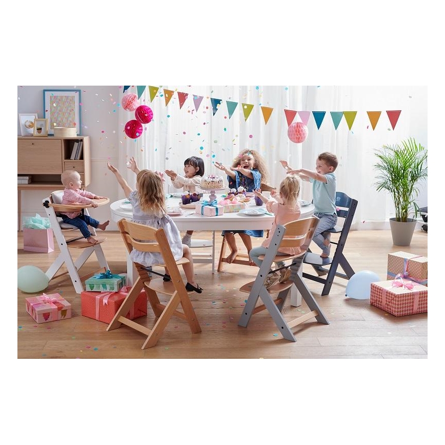 KIDERKRAFT - Sedia da pranzo per bambini ENOCK bianca