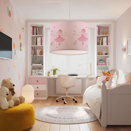 Kinder-Deckenleuchte CANDY 1xE27/40W/230V rosa