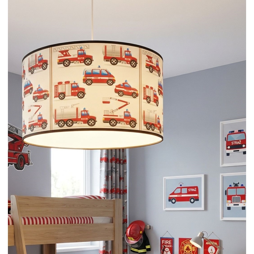 Kinder-Deckenleuchte KIDS ROOM 1xE27/60W/230V Ø 40 cm Feuerwehr