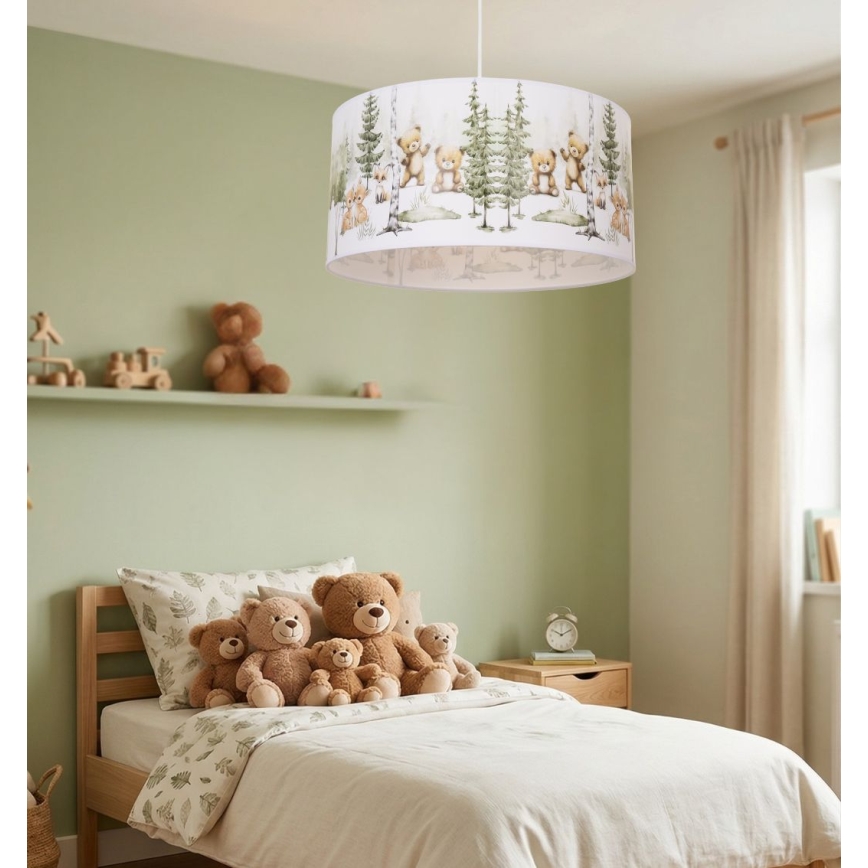 Kinder-Deckenleuchte KIDS ROOM 1xE27/60W/230V Ø 40 cm – mit Tiermotiven