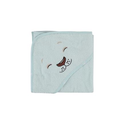 Kinder-Frottee-Set ASLAN - Bademantel, Handtuch, Waschlappen Minze