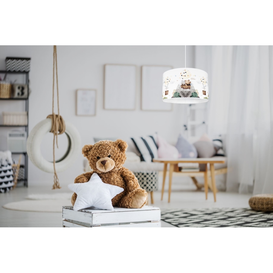 Kinder-Hängelampe BEARS 1xE27/60W/230V
