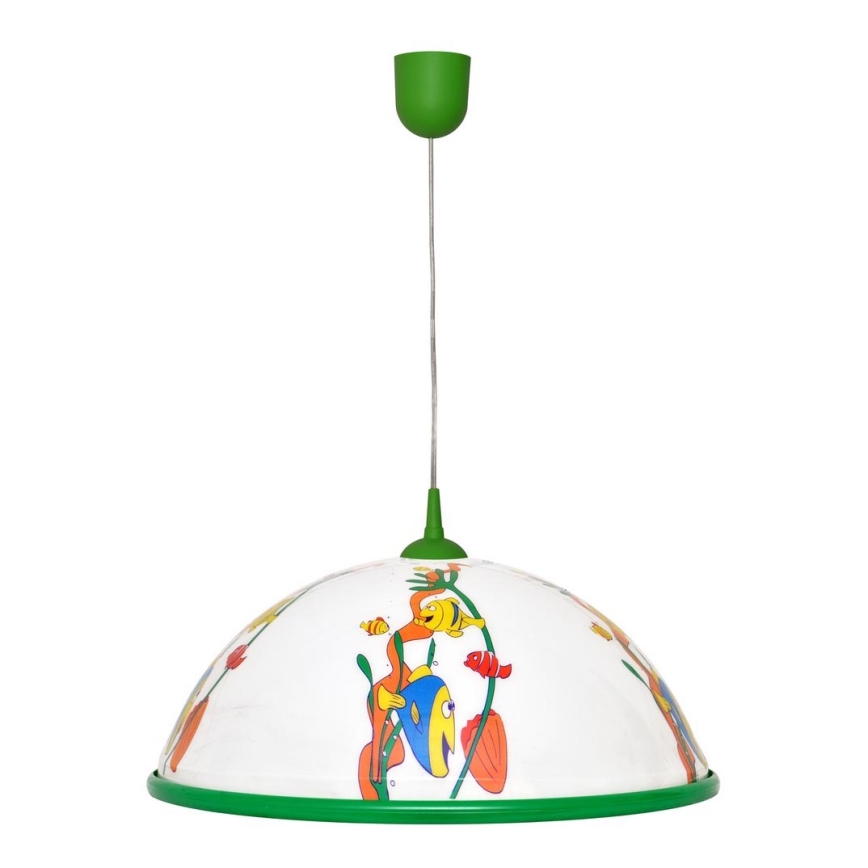 Kinder Kronleuchter auf dem Draht FISH 1x27/15W/230V