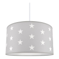 Kinder Kronleuchter STARS GREY 1xE27/60W/230V