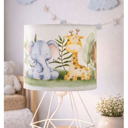 Kinder-Tischlampe KIDS ROOM 1xE27/60W/230V Ø 18 cm Dschungel