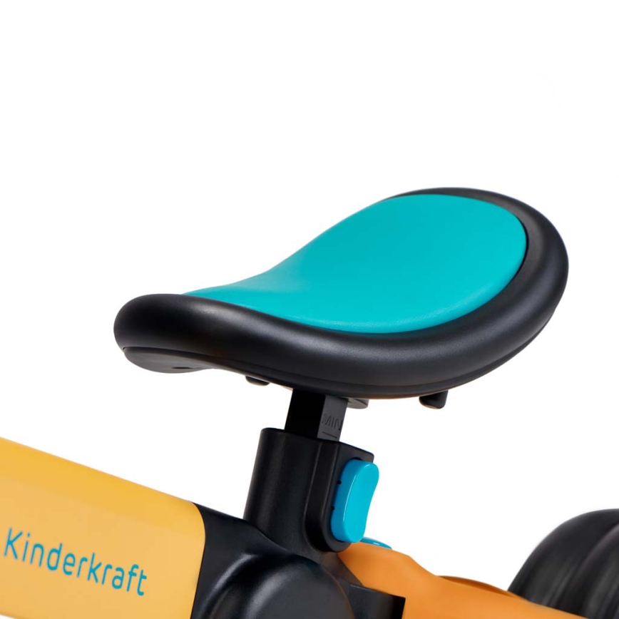 KINDERKRAFT - Bicicletta senza pedali 3 in 1 4TRIKE giallo/turchese