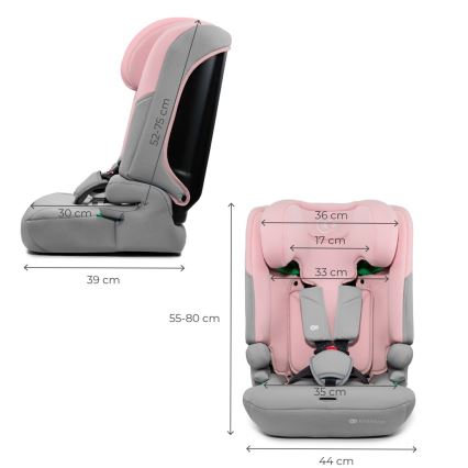 KINDERKRAFT - Autokindersitz I-COMFY i-Size 76-150 cm rosa