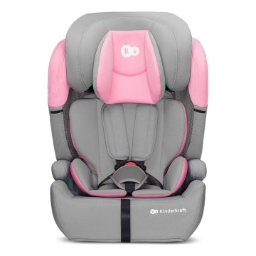 KINDERKRAFT - Autositz COMFORT UP i-Größe (76-150 cm) grau/rosa