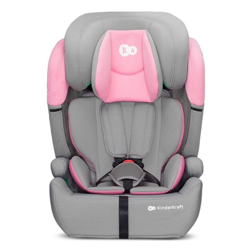 KINDERKRAFT - Autositz COMFORT UP i-Größe (76-150 cm) grau/rosa