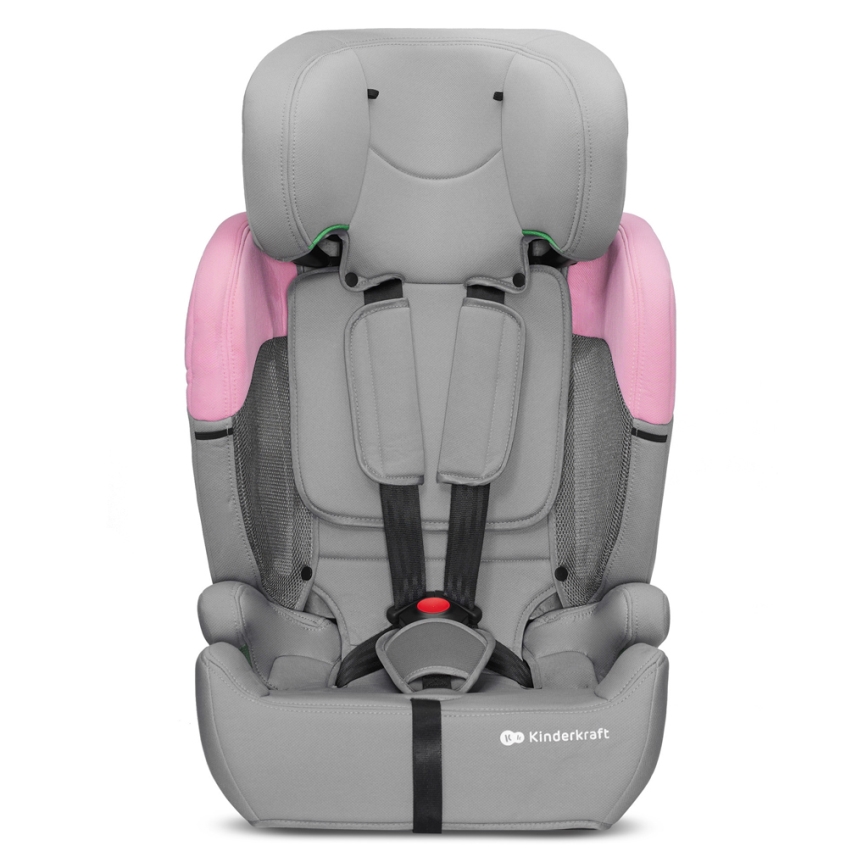 KINDERKRAFT - Autositz COMFORT UP i-Größe (76-150 cm) grau/rosa