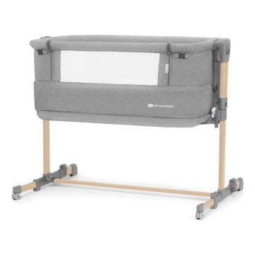 KINDERKRAFT - Babybett NESTE GROW hellgrau