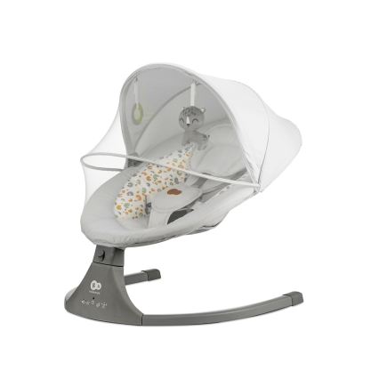 KINDERKRAFT - Babywippe mit Musik 2-in-1 LUMI hellgrau