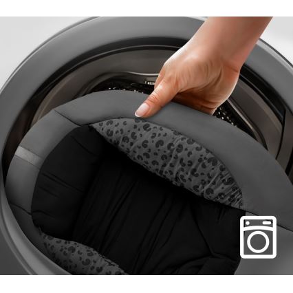 KINDERKRAFT - Babywippe mit Musik 2in1 LUMI 4xAAA dunkelgrau