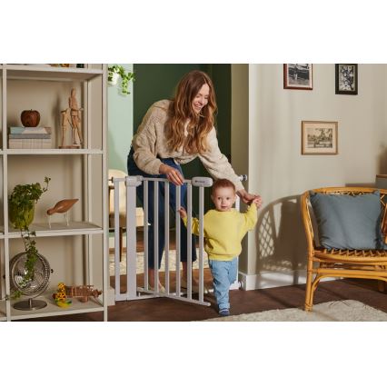 KINDERKRAFT - Barriera di sicurezza LOCK&GO 75-103 cm bianco