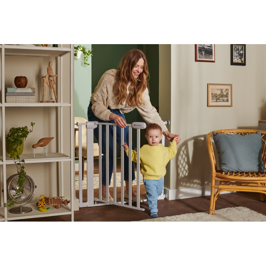 KINDERKRAFT - Barriera di sicurezza LOCK&GO 75-103 cm bianco
