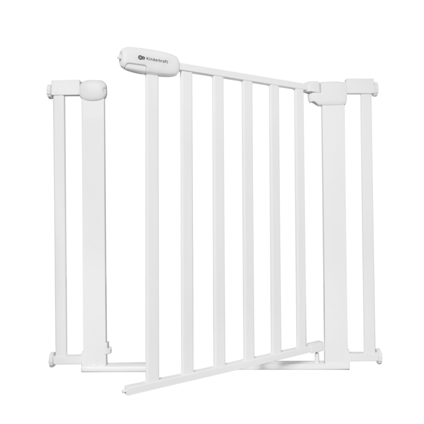 KINDERKRAFT - Barriera di sicurezza LOCK&GO 75-103 cm bianco