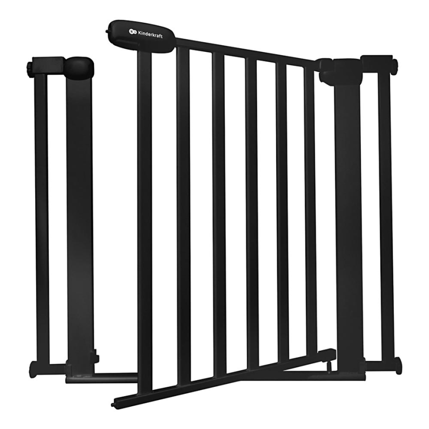 KINDERKRAFT - Barriera di sicurezza LOCK&GO 75-103 cm nero