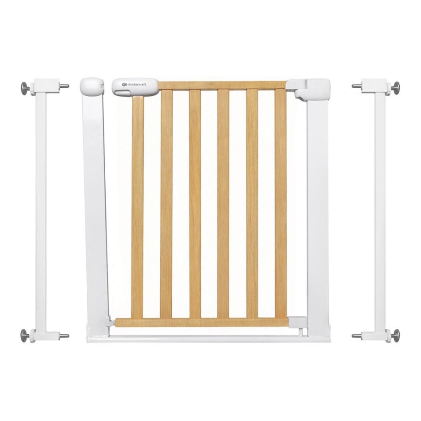 KINDERKRAFT - Barriera di sicurezza LOCK&GO 75-103 cm pino