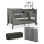 KINDERKRAFT - Berceau de voyage JOY 2 avec accessoires gris