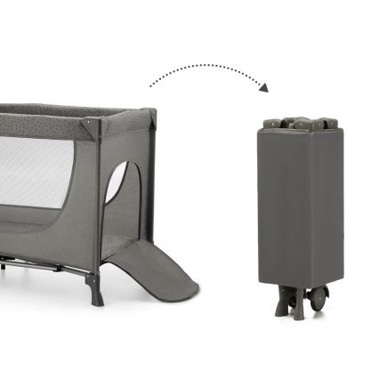 KINDERKRAFT - Berceau de voyage JOY 2 gris