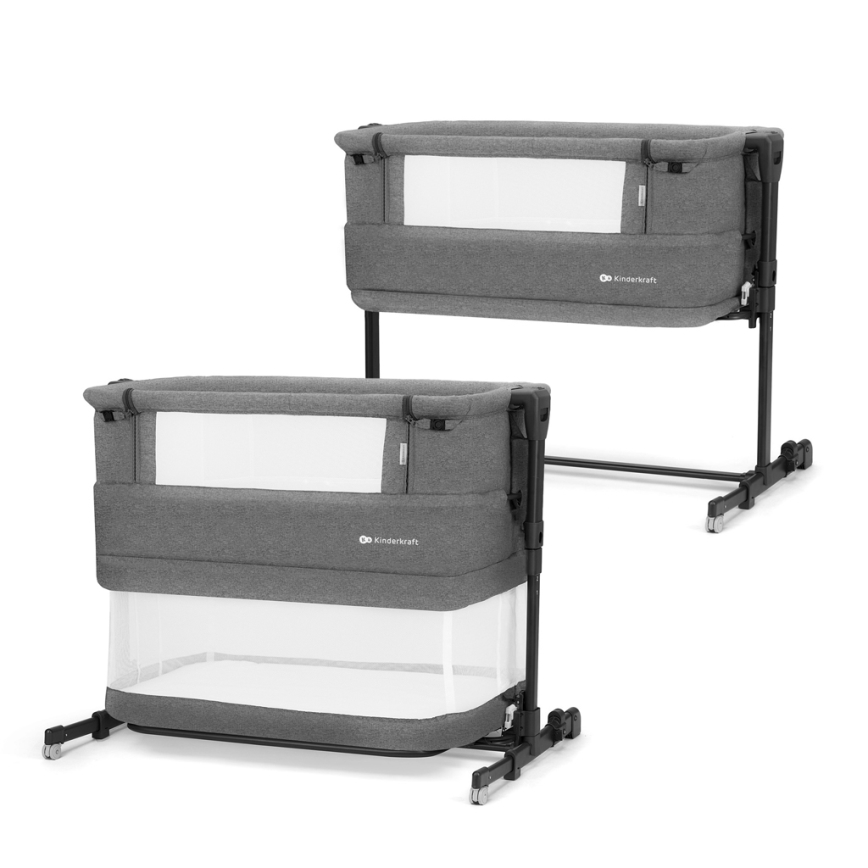 KINDERKRAFT - Berceau NESTE GROW gris foncé