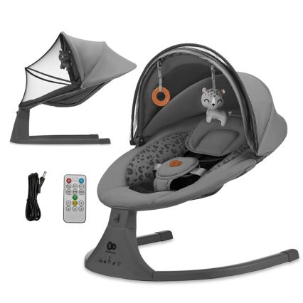 KINDERKRAFT - Berceuse avec mélodie 2en1 LUMI gris foncé