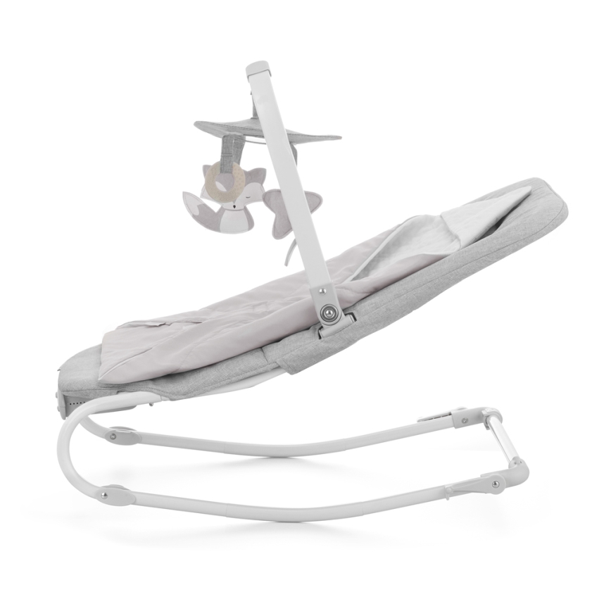 KINDERKRAFT - Berceuse vibrante pour bébé avec une mélodie FELIO 2 gris