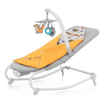 KINDERKRAFT - Berceuse vibrante pour bébé avec une mélodie FELIO 2 jaune