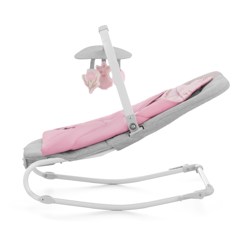 KINDERKRAFT - Berceuse vibrante pour bébé avec une mélodie FELIO 2 rose