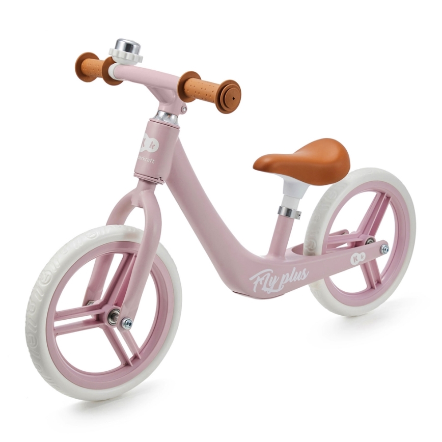 KINDERKRAFT - Bici a spinta FLY PLUS Powder rosa
