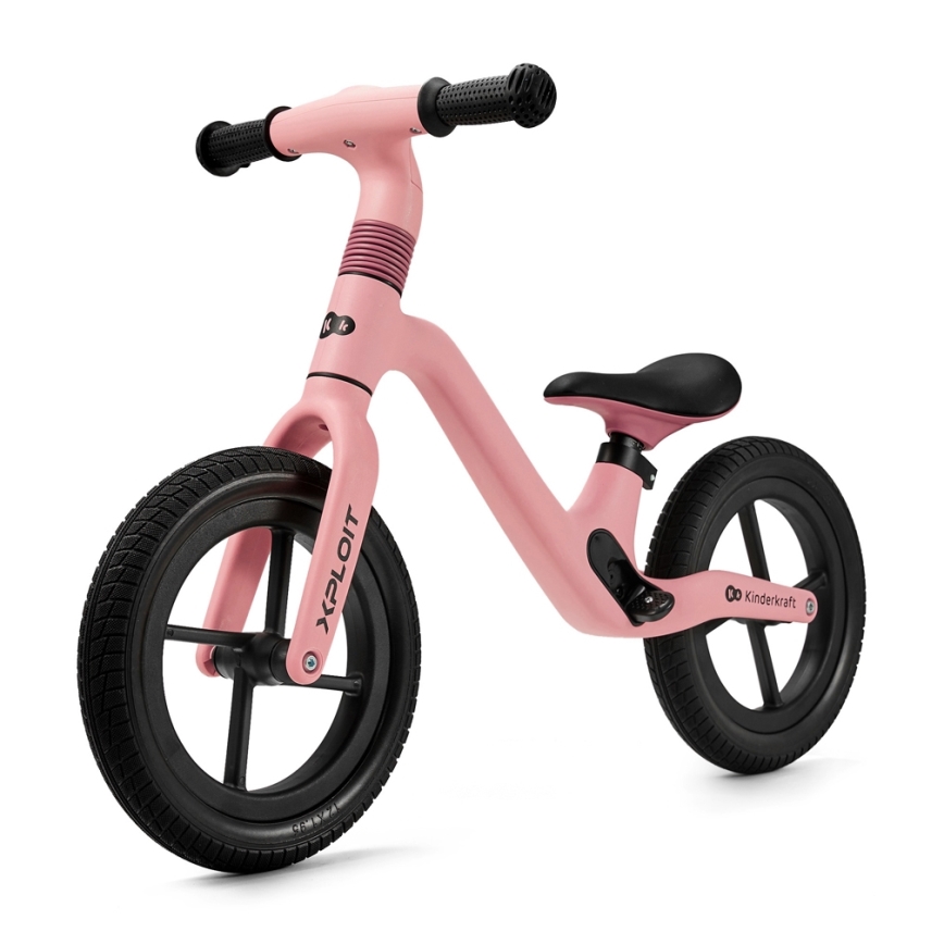 KINDERKRAFT - Bici a spinta XPLOIT Bubblegum rosa