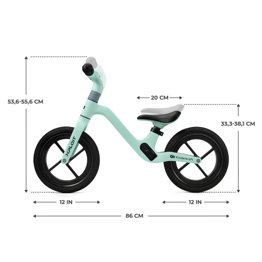 KINDERKRAFT - Bici a spinta XPLOIT Turquoise