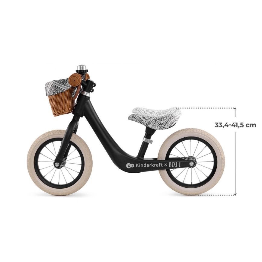KINDERKRAFT - Bici senza pedali RAPID 2 Nero Lunare Bizuu