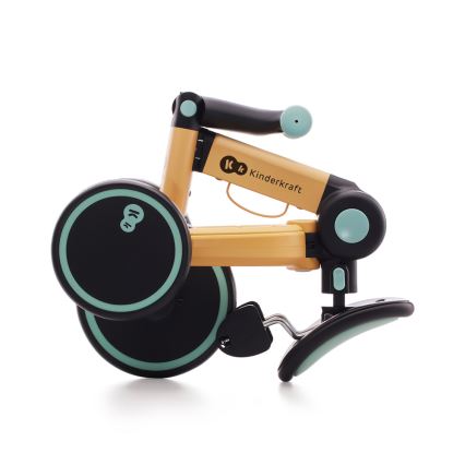 KINDERKRAFT - Bicicletta a spinta per bambini 3in1 4TRIKE giallo/menta