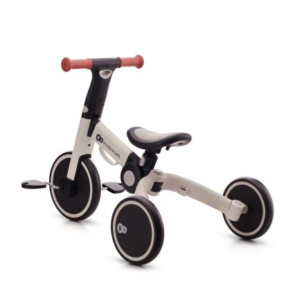 KINDERKRAFT - Bicicletta a spinta per bambini 3in1 4TRIKE grigio