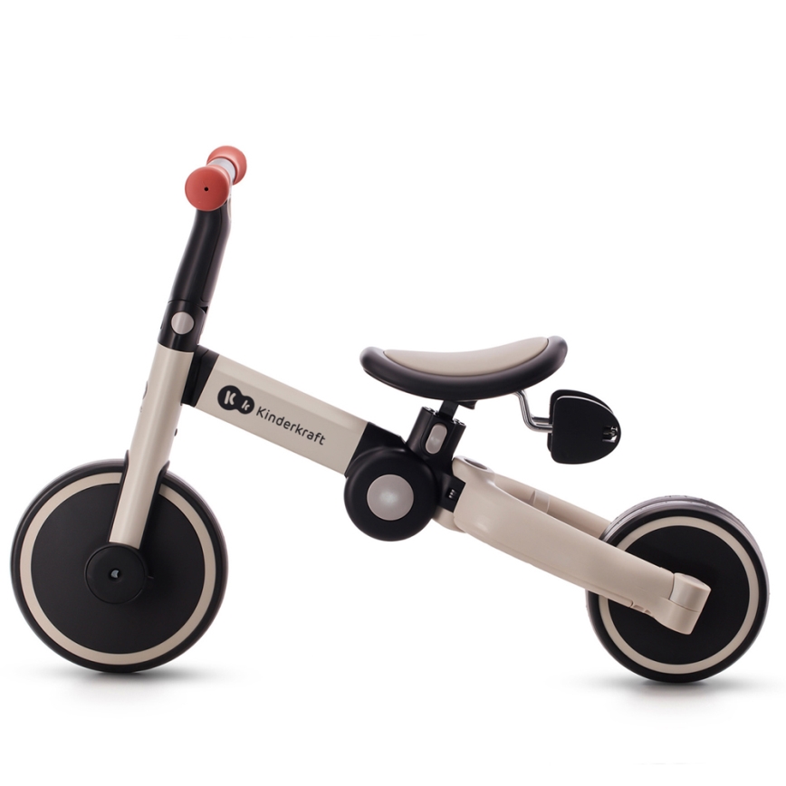 KINDERKRAFT - Bicicletta a spinta per bambini 3in1 4TRIKE grigio