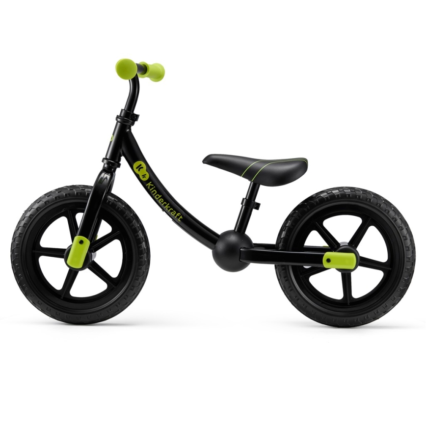 KINDERKRAFT - Bicicletta senza pedali 2WAY NEXT nera