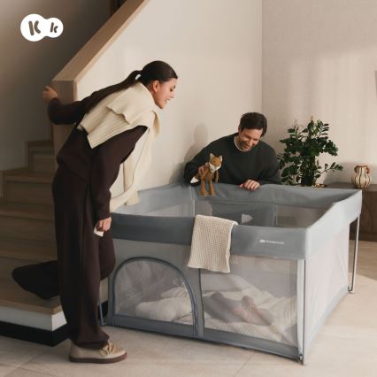 KINDERKRAFT - Box per bambini ZIKI grigio