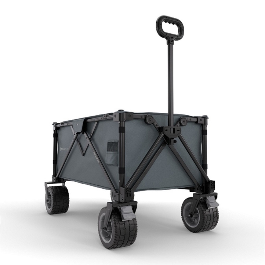 KINDERKRAFT - Carrello da trasporto pieghevole WAGON ROLLSTER grigio