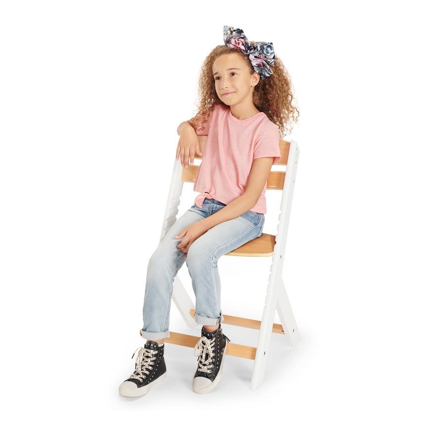 KINDERKRAFT - Chaise de repas pour bébé ENOCK blanc