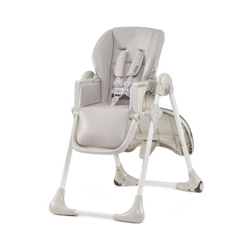 KINDERKRAFT - Chaise de repas pour bébé YUMMY grise