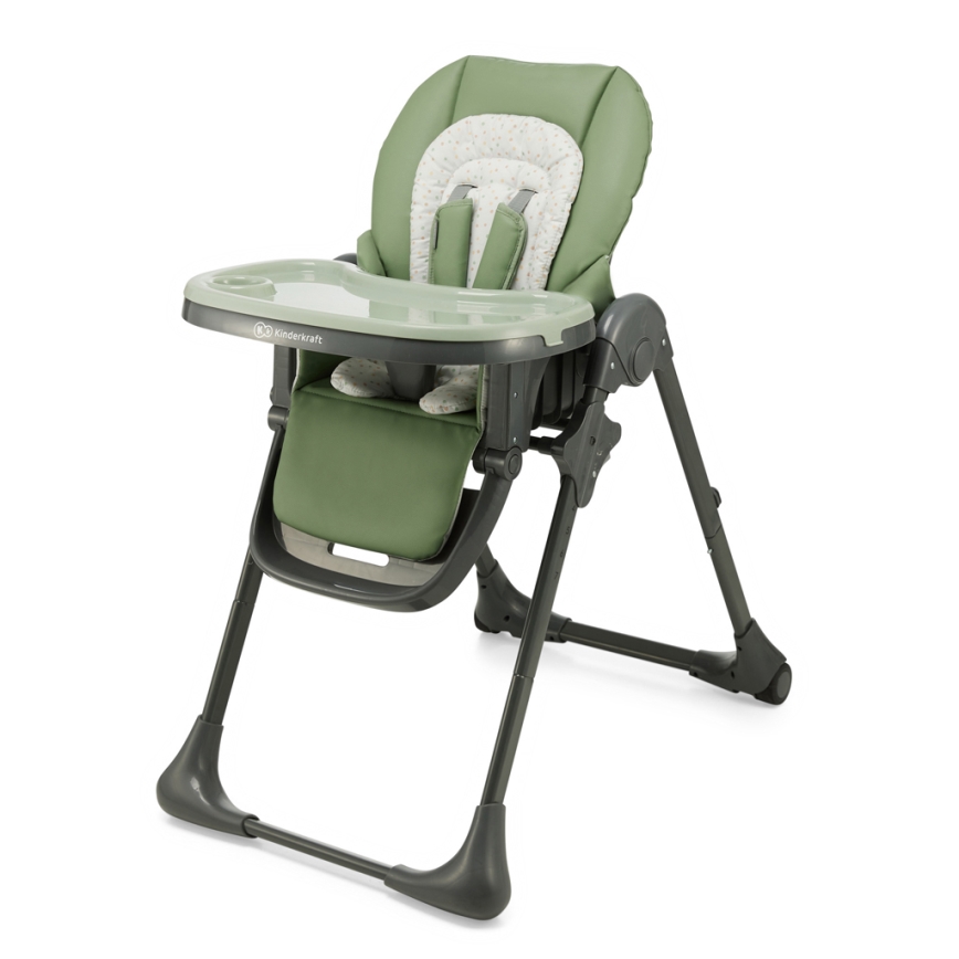 KINDERKRAFT - Chaise haute 2 en 1 TUMMIE verte
