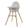 KINDERKRAFT - Chaise haute enfant FINI2 hêtre/gris