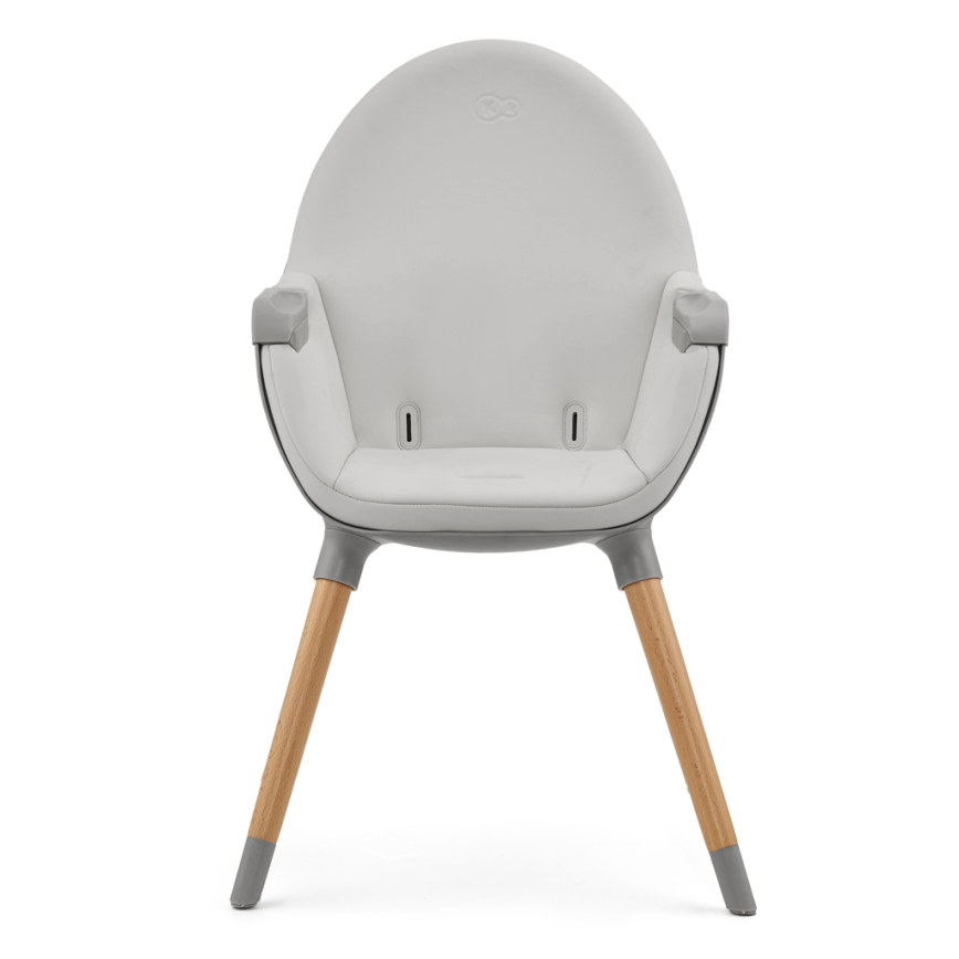 KINDERKRAFT - Chaise haute enfant FINI2 hêtre/gris