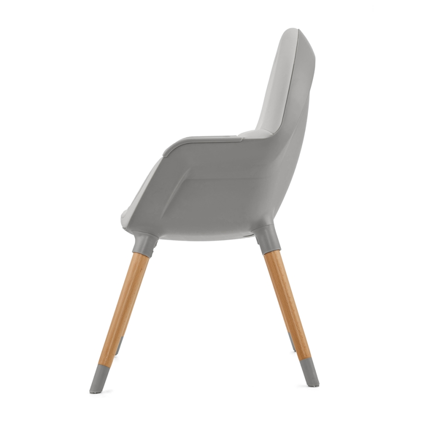 KINDERKRAFT - Chaise haute enfant FINI2 hêtre/gris