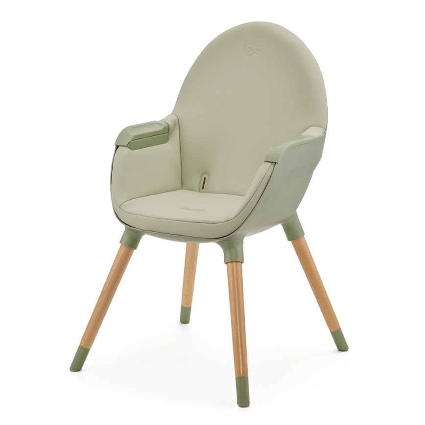 KINDERKRAFT - Chaise haute enfant FINI2 hêtre/vert
