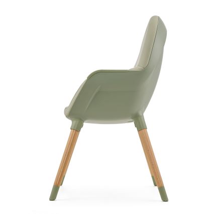 KINDERKRAFT - Chaise haute enfant FINI2 hêtre/vert