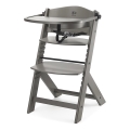 KINDERKRAFT - Chaise haute pour enfant ENOCK grise