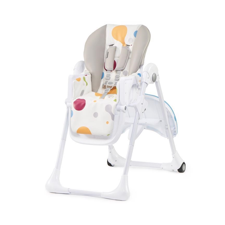 KINDERKRAFT - Chaise haute pour repas enfant YUMMY beige/blanc