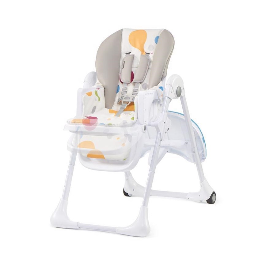 KINDERKRAFT - Chaise haute pour repas enfant YUMMY beige/blanc